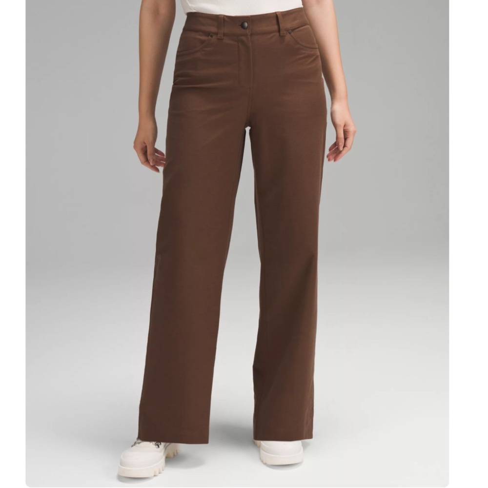 City Sleek 5 Pocket High-Rise Wide-Leg Pant Full Length *Light Utilitech